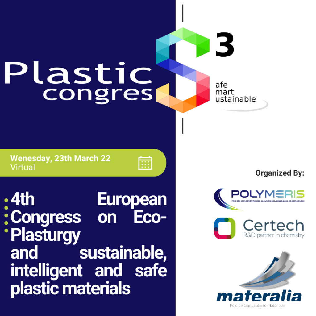 4th EUROPEAN CONGRESS ON ECO-PLASTURGY AND SUSTAINABLE, SMART AND SAFE PLASTIC MATERIALS